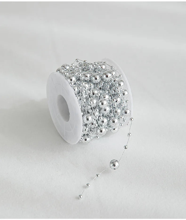 Elegant Gold Bead Chain for DIY Christmas Decor - Image 23