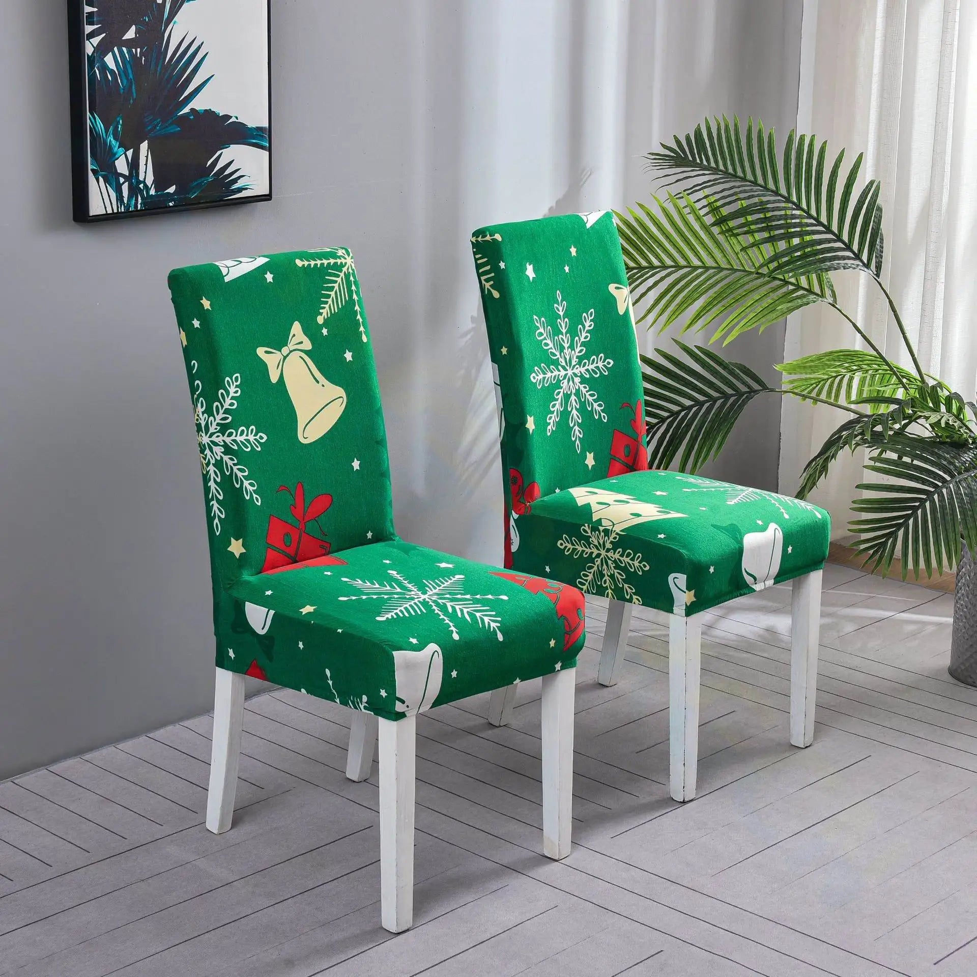 Festive Santa Claus Chair Covers for Christmas Decor - Image 4