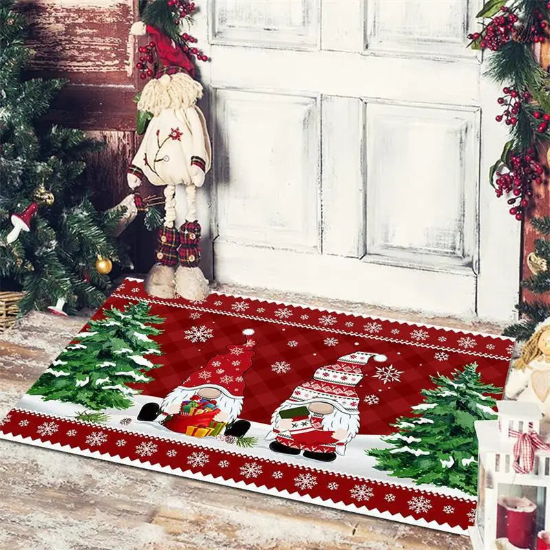 Festive Anti-Slip Christmas Floor Mat - Holiday Decor - Image 5