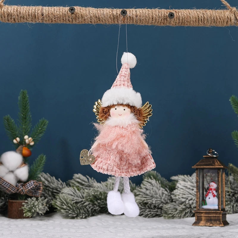 Charming Christmas Angel Doll Hanging Ornament - Image 42