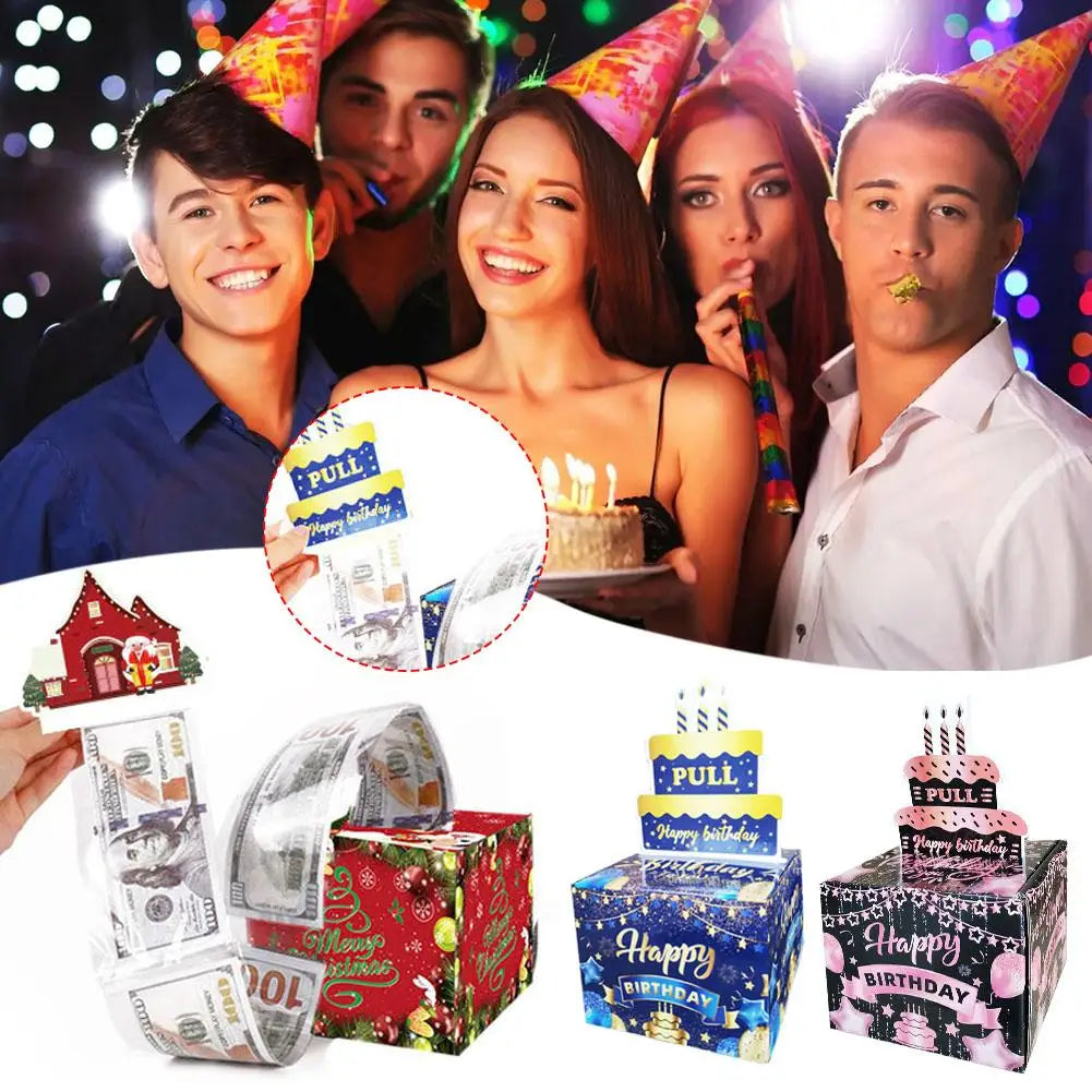 Festive Cash Box for Christmas & Birthdays - Image 3