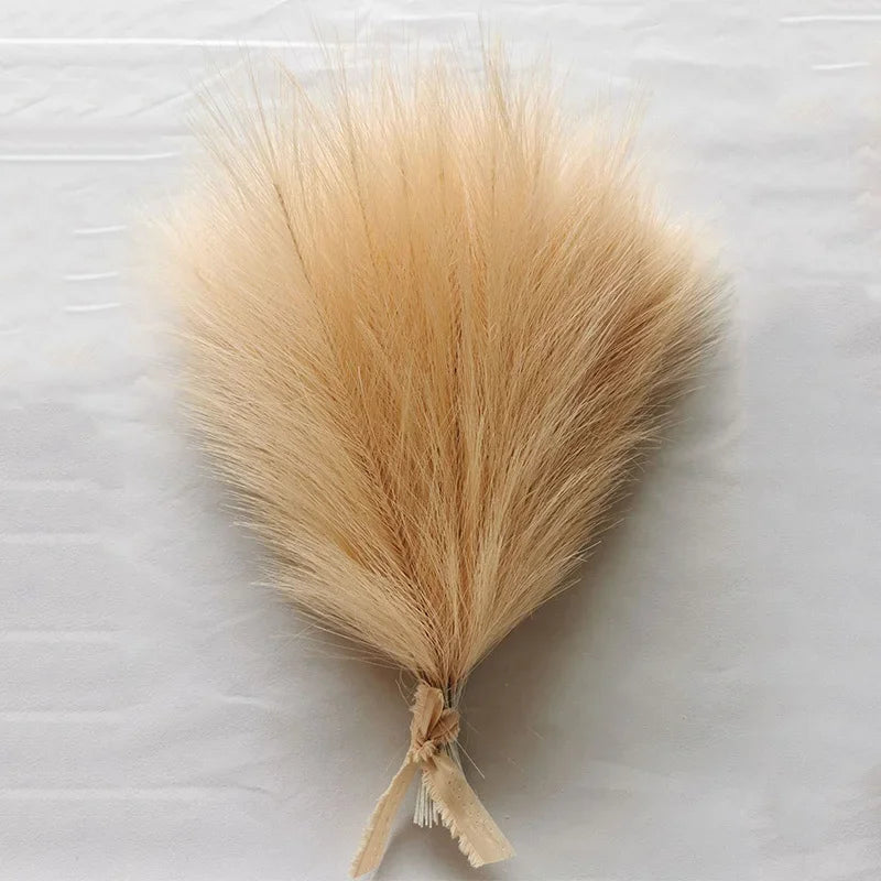 10pcs Faux Pampas Grass Bouquets for Festive Decor - Image 14