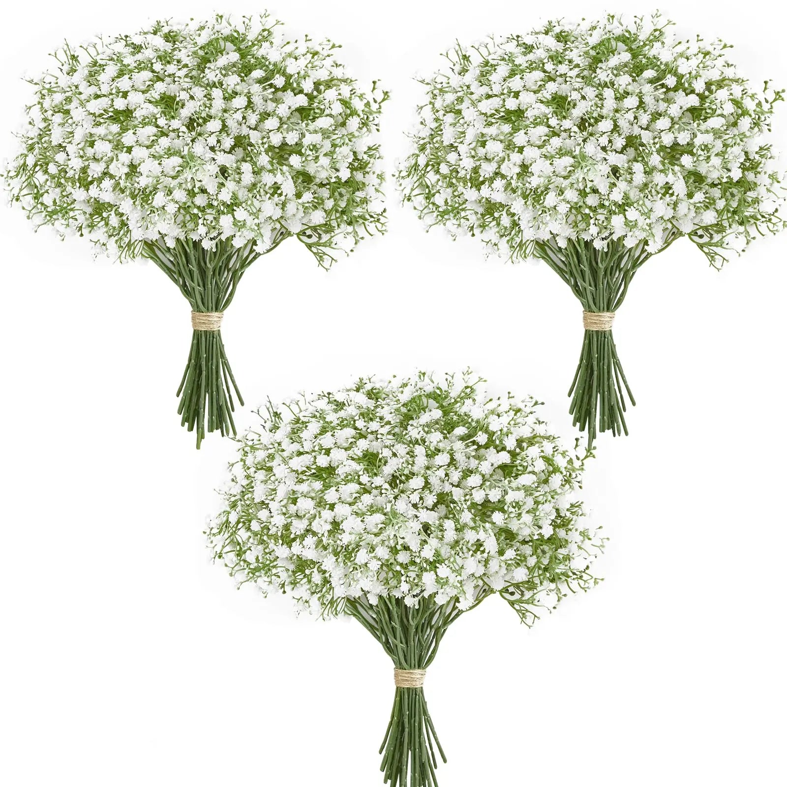 10/15pcs Artificial Baby's Breath Flowers - Perfect for Christmas Decor!