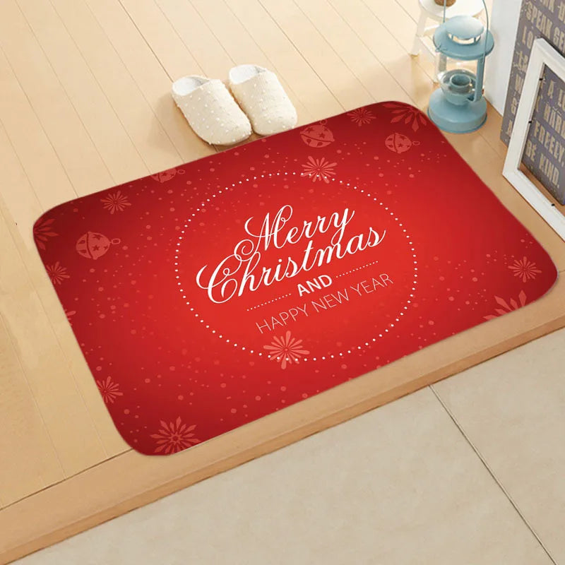 Festive Santa Claus Welcome Doormat for Christmas - Image 2