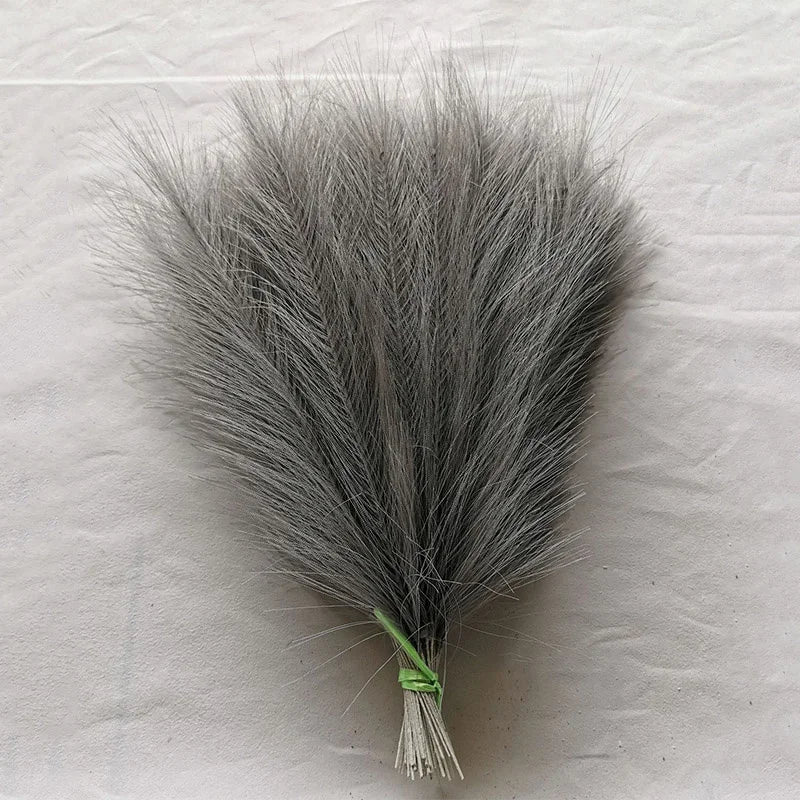 10pcs Faux Pampas Grass Bouquets for Festive Decor - Image 6