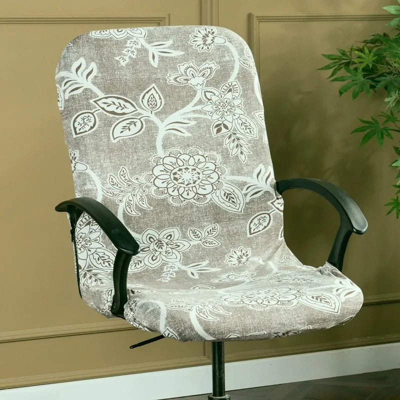 Festive Elastic Christmas Chair Cover – Anti-Slip Design - Image 57