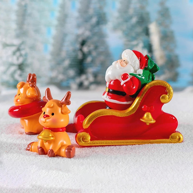 Charming Mini Santa Snowman Christmas Ornaments - Image 9