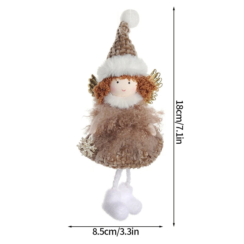 Charming Christmas Angel Doll Hanging Ornament - Image 23