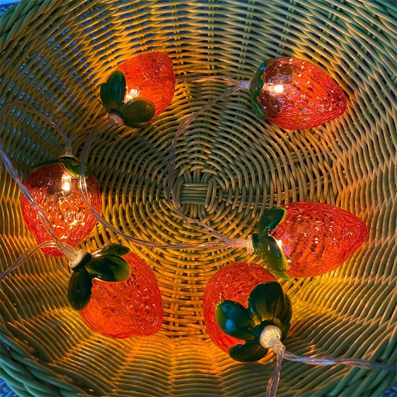 6.5FT Strawberry Fairy Lights for Christmas Decor - Image 15