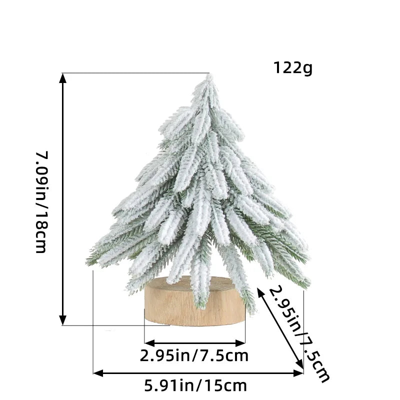 Charming Round Wooden Christmas Tree Ornaments - Image 15