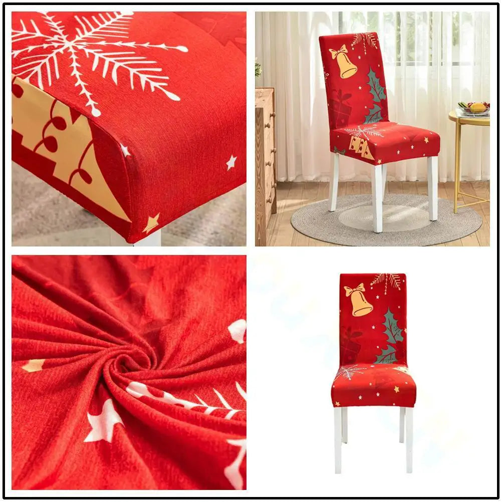 Festive Santa Claus Chair Covers for Christmas Decor - Image 5