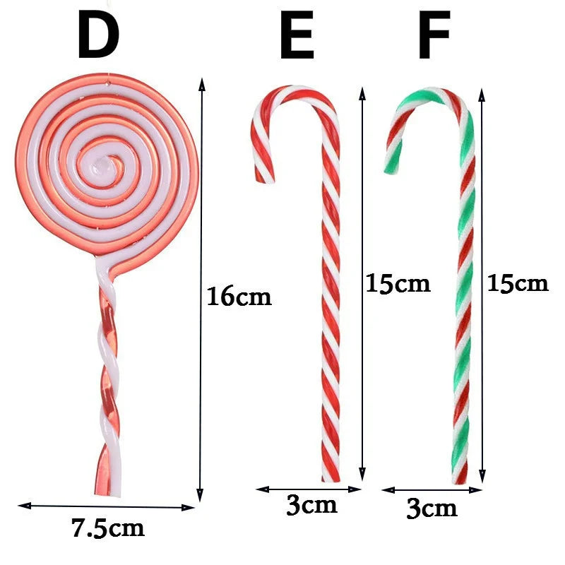 Charming Red & White Candy Cane Ornaments - Image 27