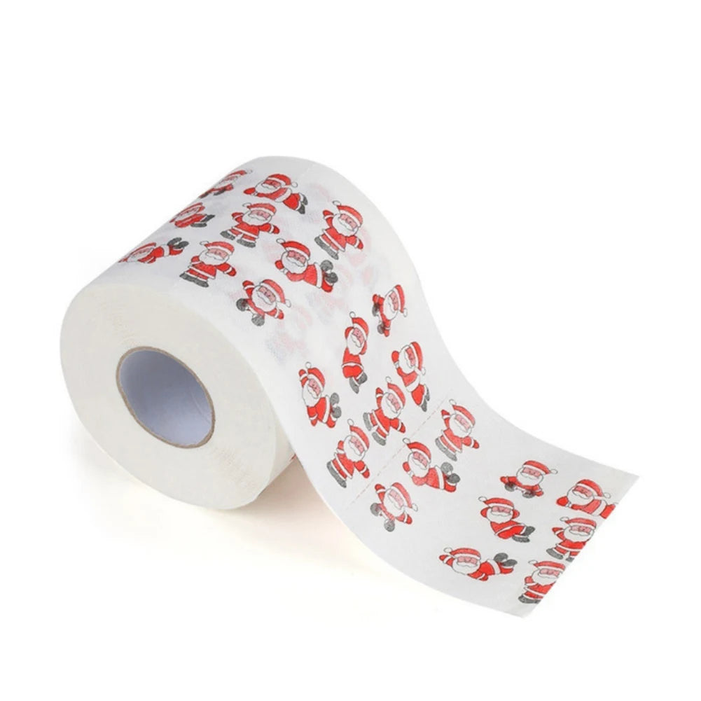 Festive Santa Claus Toilet Paper Rolls for Christmas - Image 11