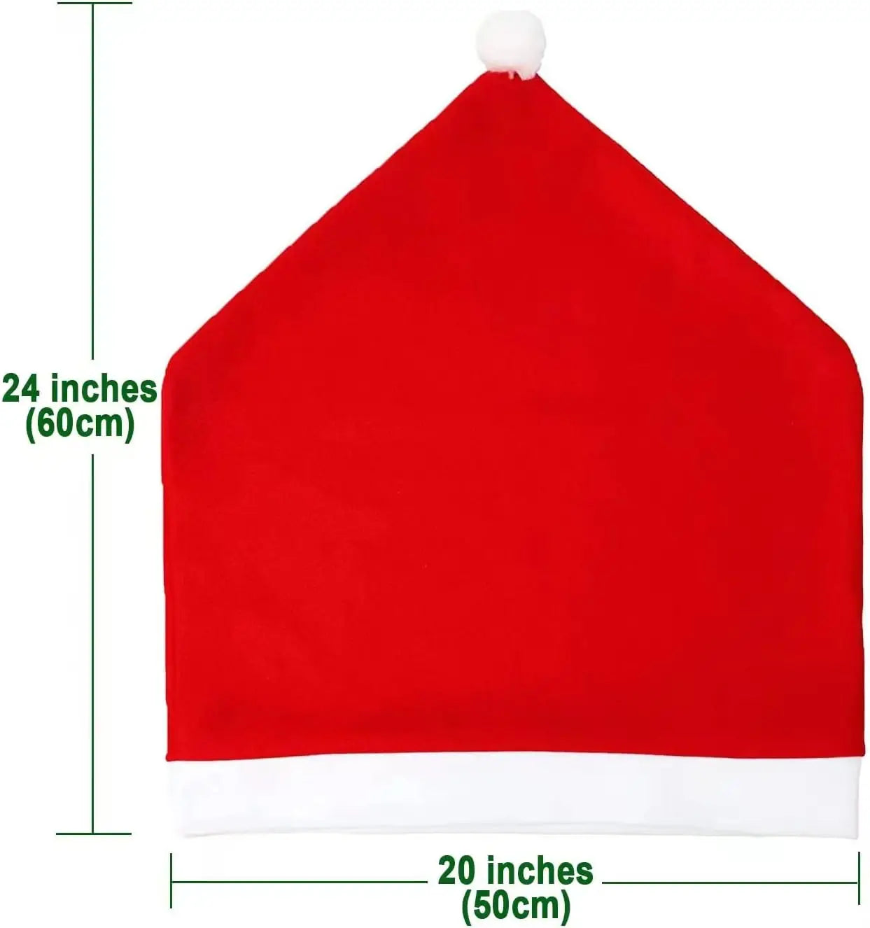 Festive Santa Hat Chair Covers for Christmas Décor - Image 26