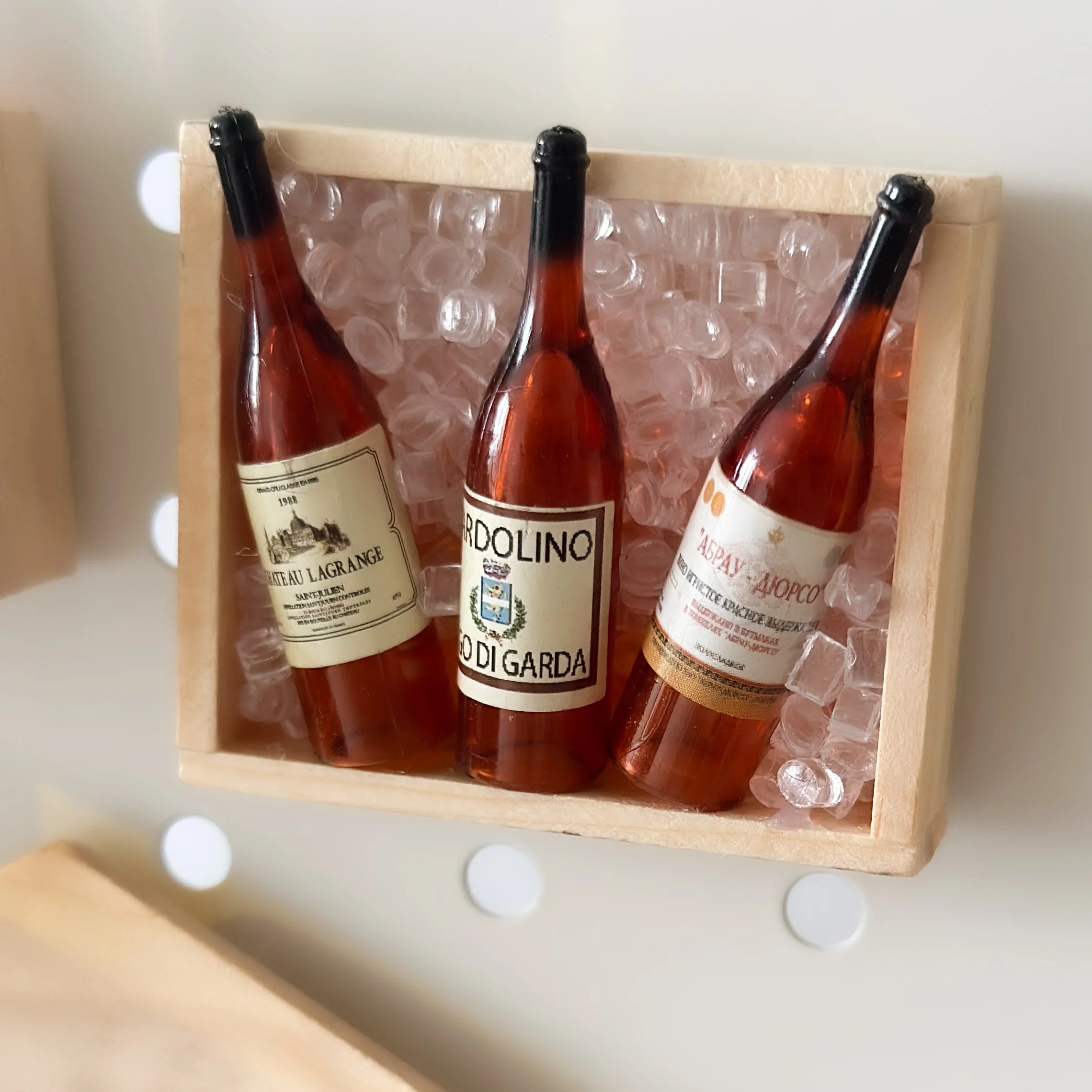 Charming Christmas 3D Wooden Wine Bottle Magnets - Image 12