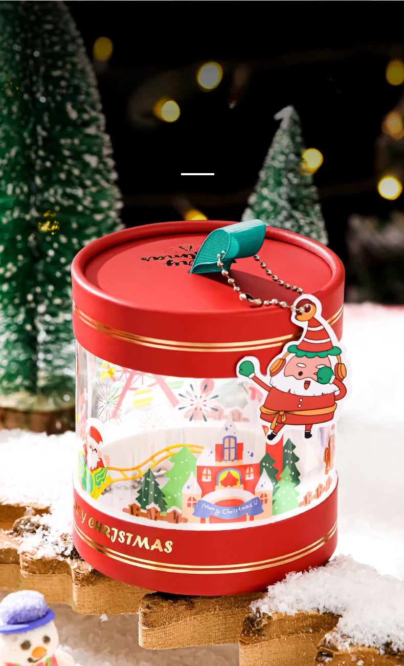 Festive Round Candy Gift Box for Holidays - Image 17