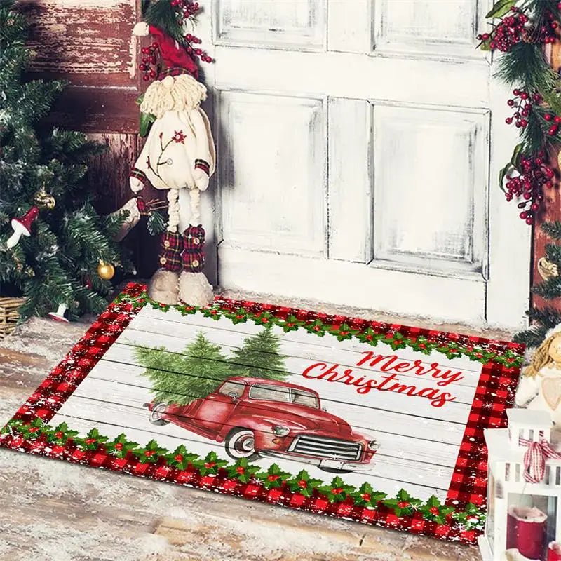 Festive Anti-Slip Christmas Floor Mat - Holiday Decor - Image 22
