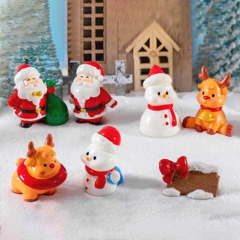 Charming Mini Santa Snowman Christmas Ornaments - Image 40