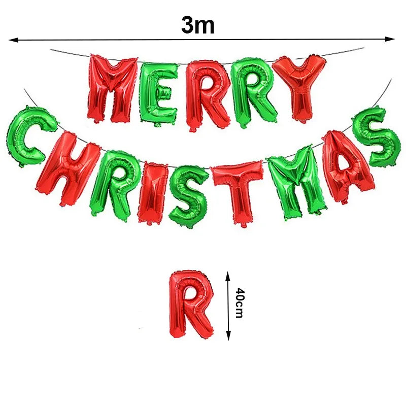 Cheerful Christmas Foil Balloons for Festive Decor - Image 11