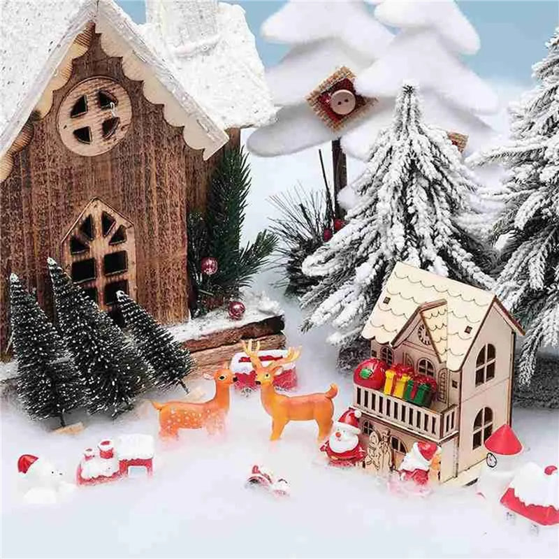 Faux Snow Blanket for Festive Winter Decor - Image 11