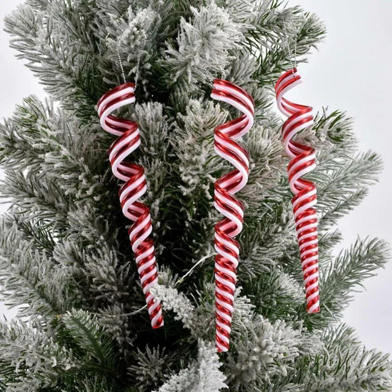 Charming Red & White Candy Cane Ornaments - Image 24