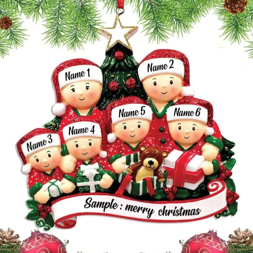Cute Acrylic Snowman Star Christmas Tree Ornament - Image 3