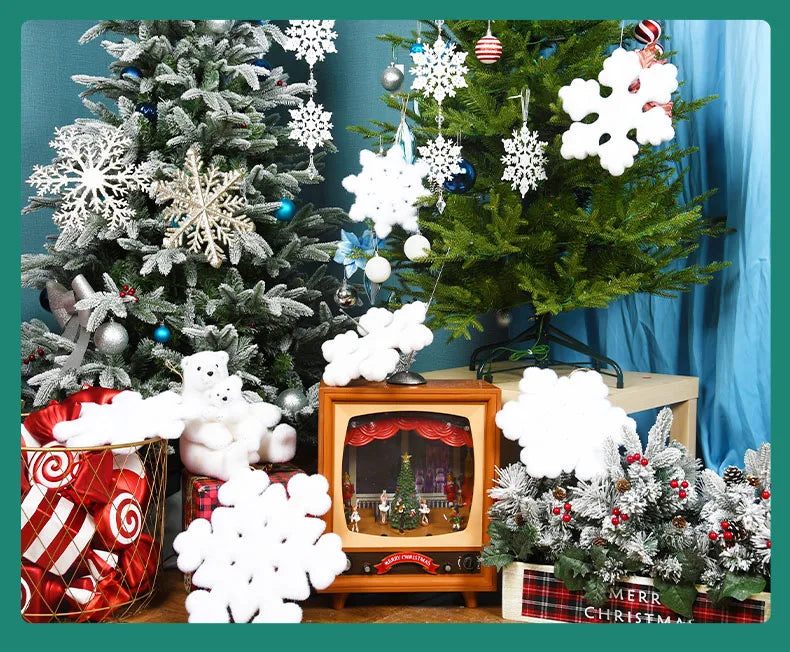 Stunning PVC Snowflake Ornaments for Christmas Decor - Image 19