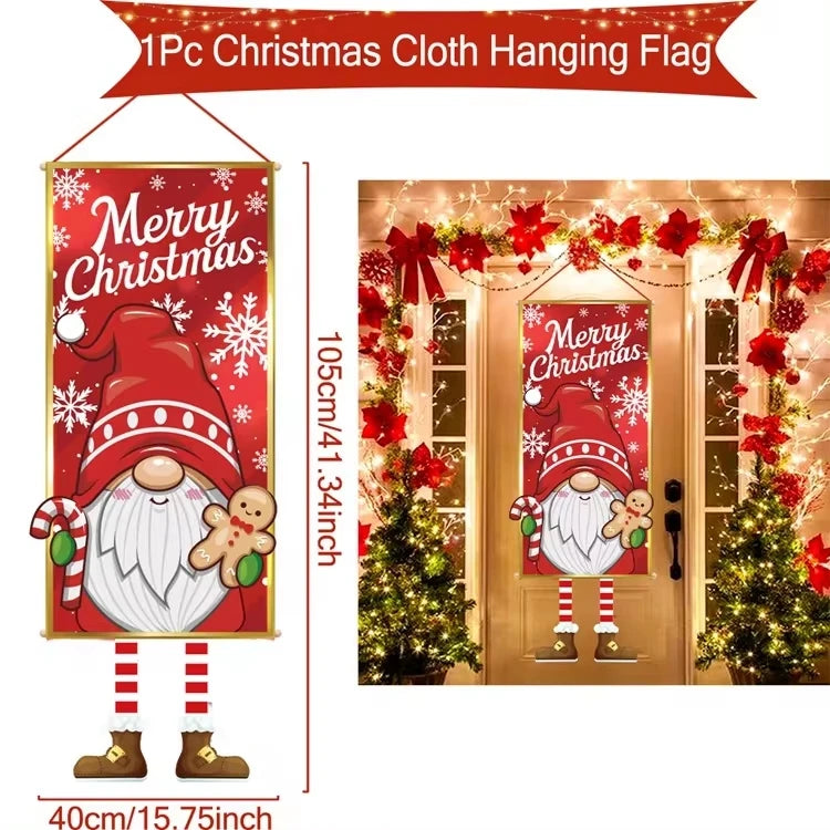 Festive Merry Christmas Door Banner Decoration - Image 32