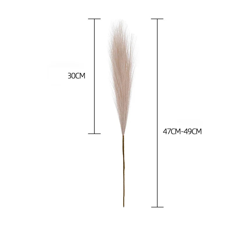10 Pcs Blue Pampas Grass for Christmas Decor - Image 23