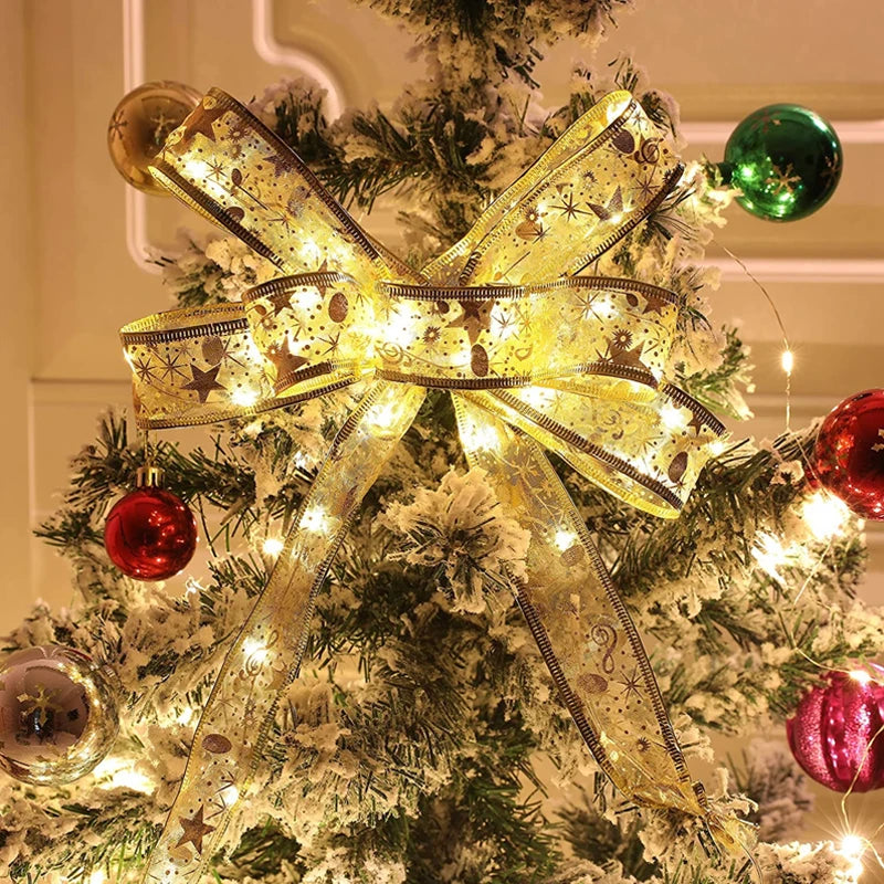 Glowing Christmas LED Ribbon Lights for Festive Decor - Image 5