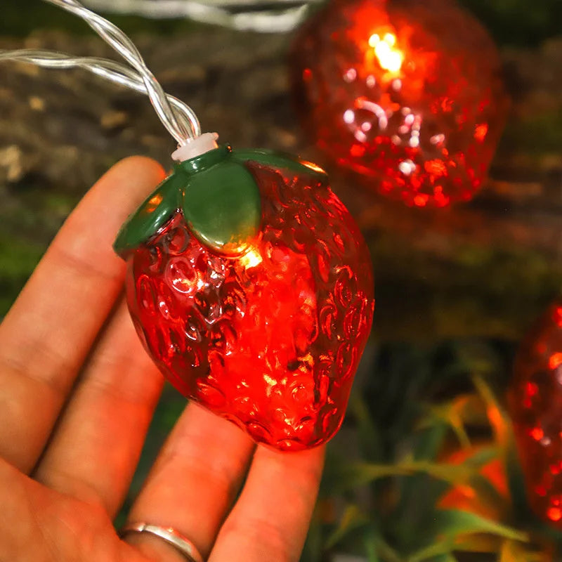 6.5FT Strawberry Fairy Lights for Christmas Decor - Image 11