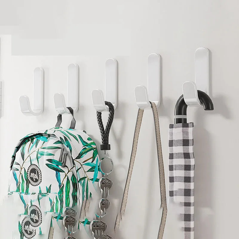 6Pcs Self-Adhesive Wall Hooks for Home Organization - Image 16