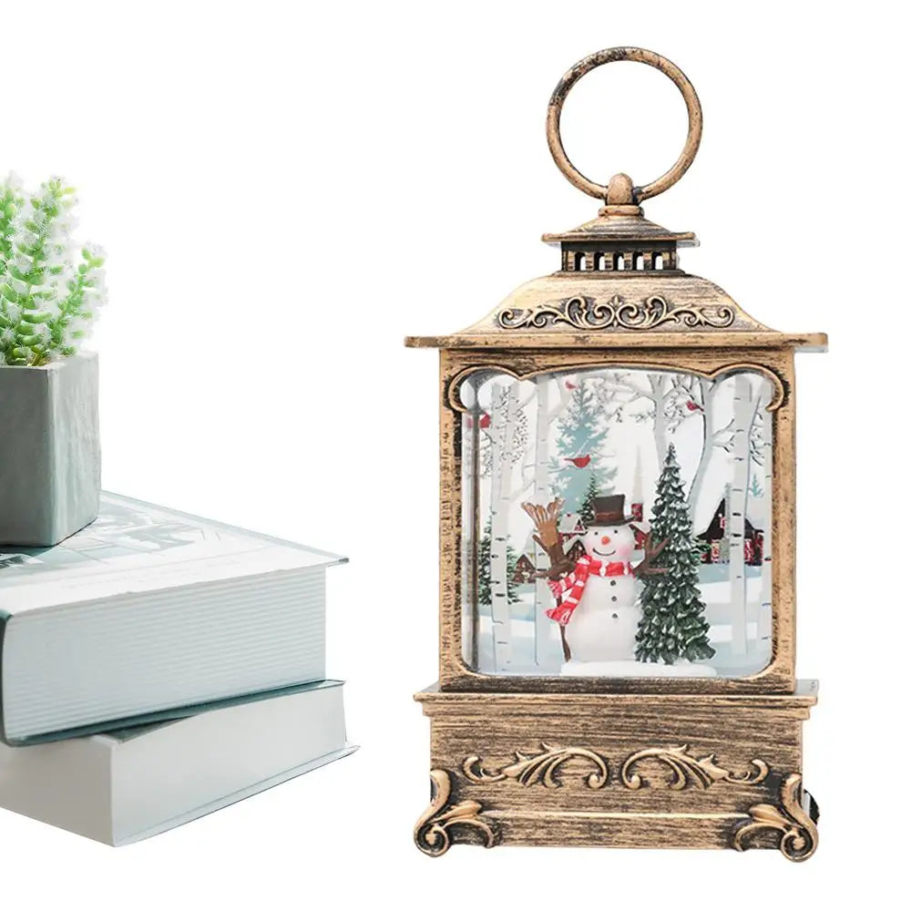 Enchanting LED Snow Globe Lantern for Christmas Delight - Image 14