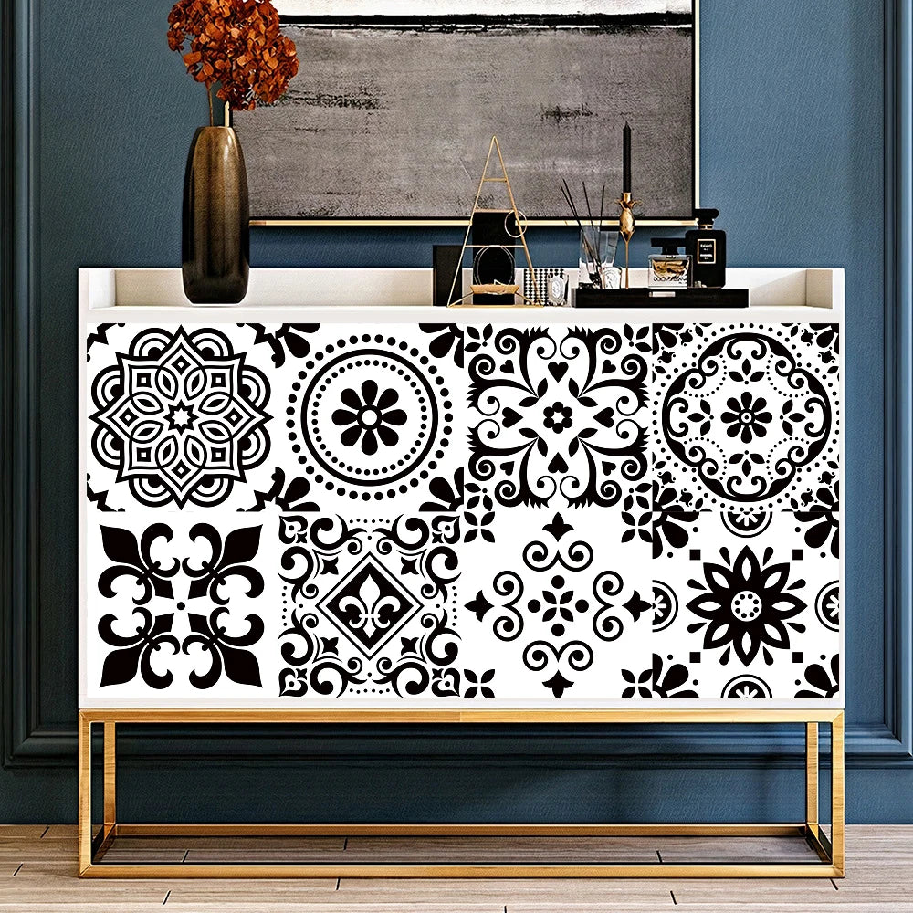 16-Piece Matte Waterproof Christmas Wall Stickers - Image 35