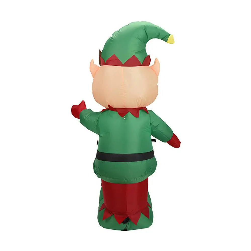 Giant Inflatable Christmas Elf with LED Lights - Image 13