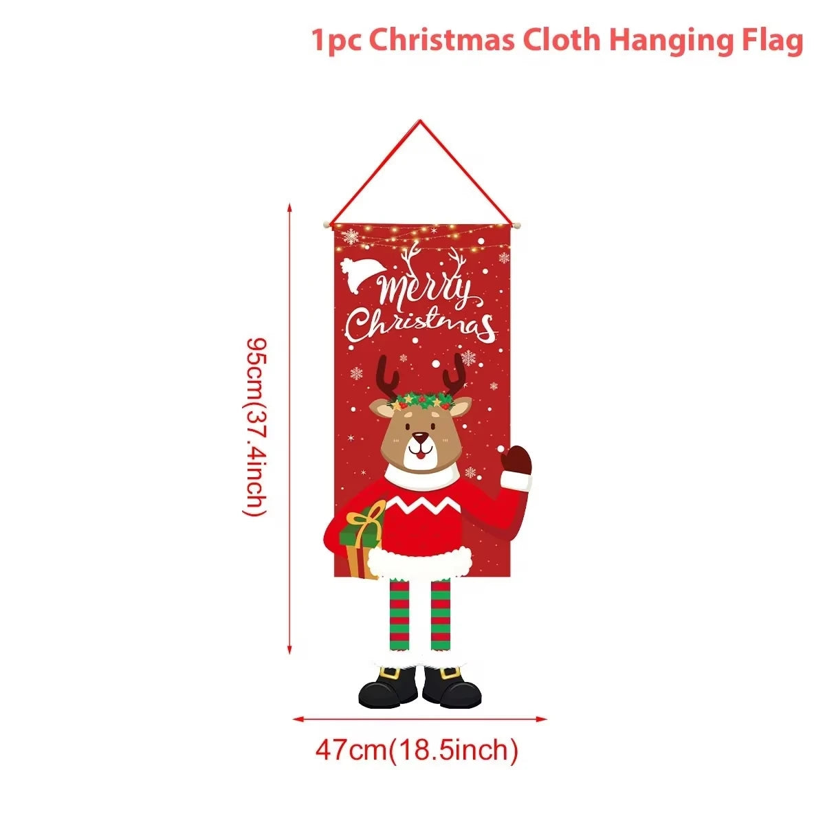 Festive Merry Christmas Door Banner Decoration - Image 29