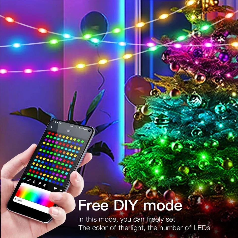 Programmable RGB LED Fairy Lights for Christmas - Image 13