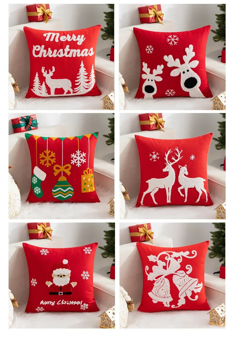 Charming Santa Claus Christmas Pillow Cover - Image 24