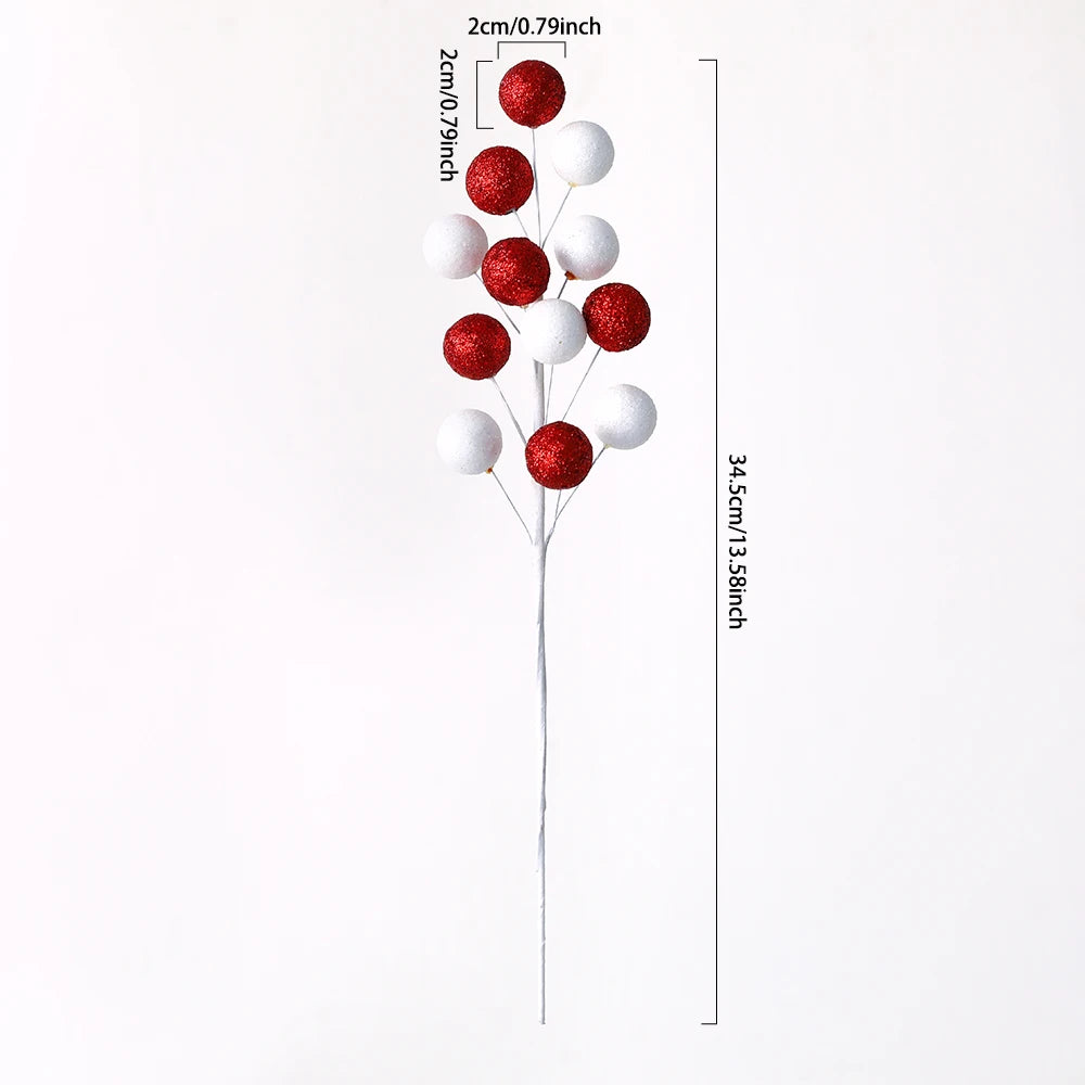Red & White Bell Candy Christmas Ornaments - Image 2