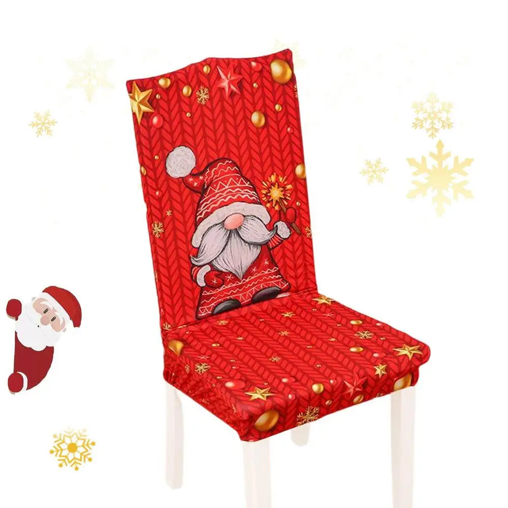 Festive Reusable Christmas Dining Chair Covers - Image 21
