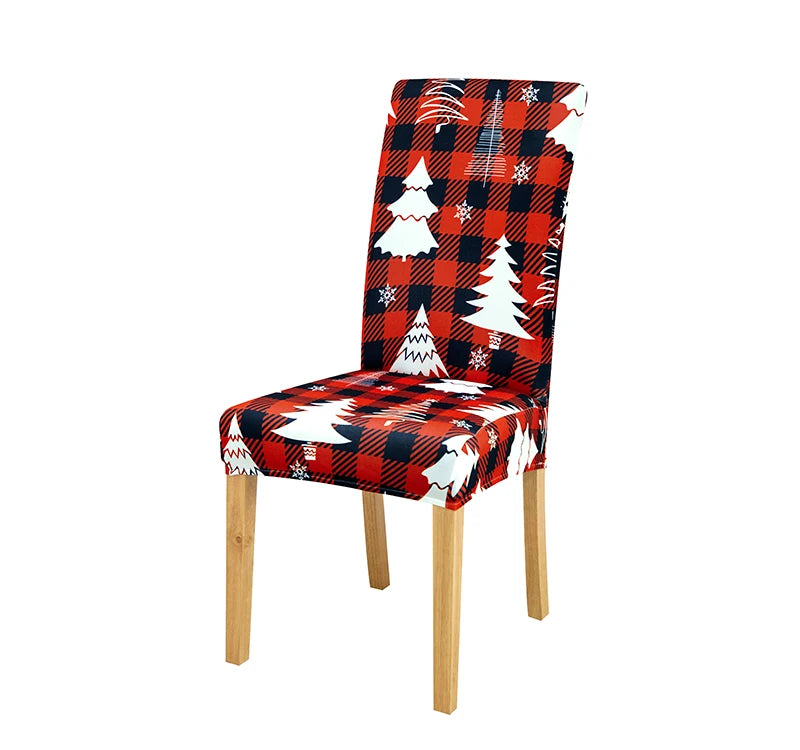 Stretchable Holiday Chair Covers - Festive Dining Décor - Image 21