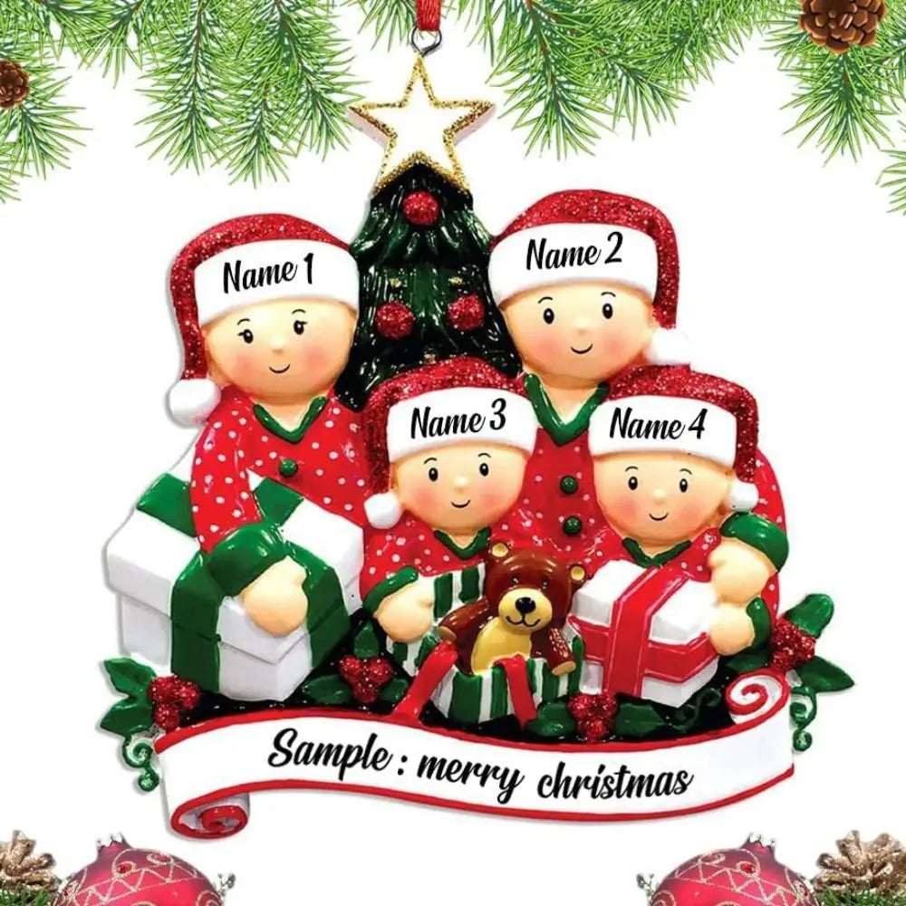 Cute Acrylic Snowman Star Christmas Tree Ornament - Image 5
