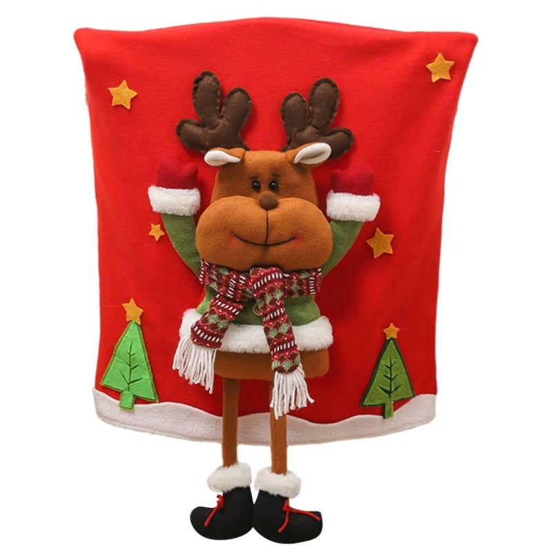 Festive Santa Chair Covers for Christmas Cheer - Image 6