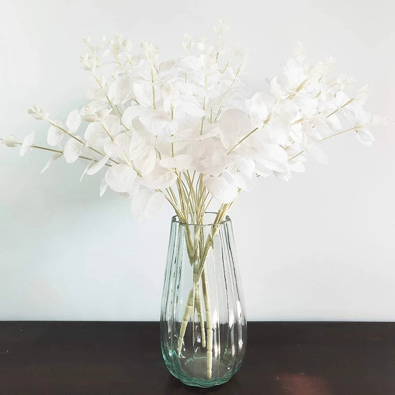 50cm White Eucalyptus Branches for Holiday Decor - Image 7