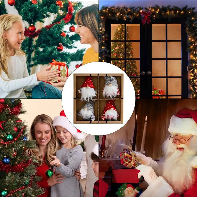 Colorful Santa Gnome Ornaments for Christmas Cheer - Image 6