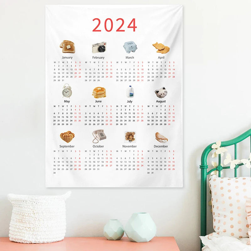 Festive Calendar Tapestry for Charming Holiday Decor - Image 11