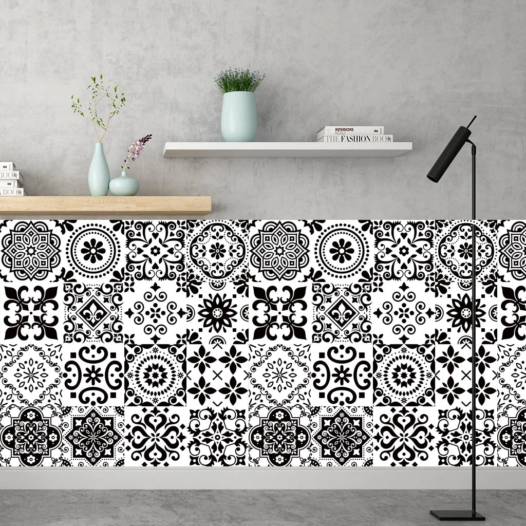 16-Piece Matte Waterproof Christmas Wall Stickers - Image 42