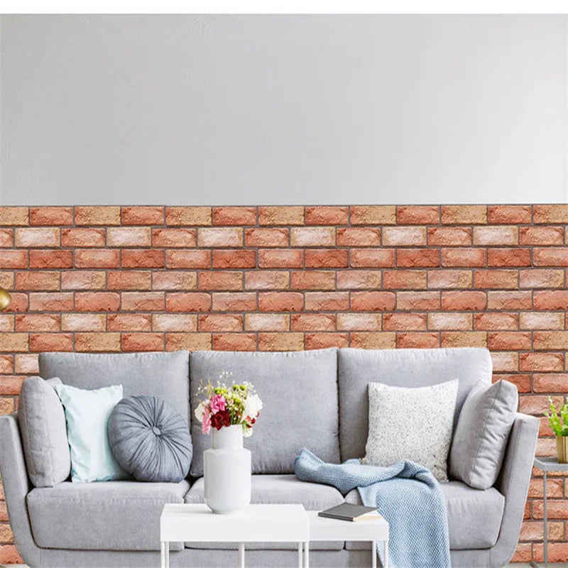 3D Brick Wall Stickers for Festive Decor - Image 12
