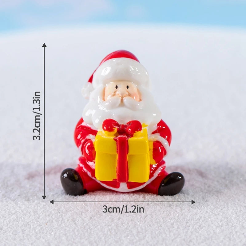 Charming Mini Santa Snowman Christmas Ornaments - Image 10