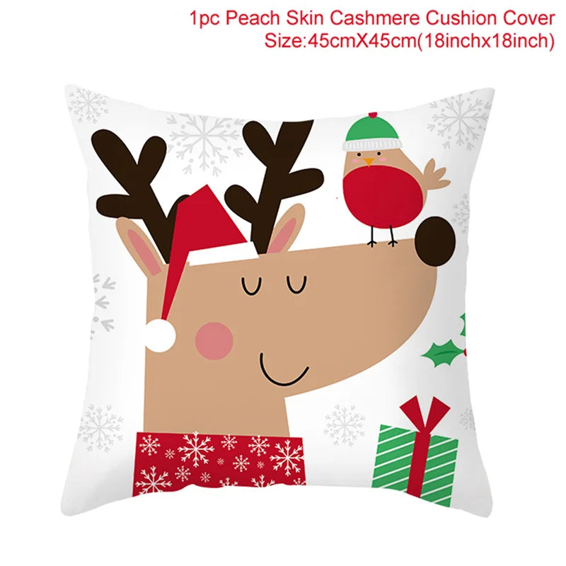 45cm Merry Christmas Cushion Cover - Festive Home Decor - Image 49